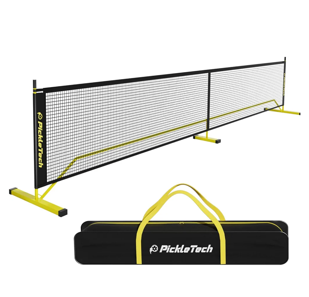 Portable Pickleball Net - 22 FT USAPA Regulation Size, Applies to Indoor & Outdoor & Driveway, Pickle Ball Net System with Carrying Bag