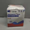 GauzeCare Sterile Abdominal- ABD Combine Pads| 50-Pack, 5 x 9 Inches| Extra Absorbent & Thick, Individually Wrapped Wound Dressing, First Aid Pads| Surgical-Grade, Nonstick- for Heavy Leakage, Post Op