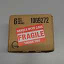 Corelle Vitrelle 6-oz Ramekin Bowls, Set of 6 Chip & Crack Resistant Bowls, Great For Dips, Condiments, Ice Cream, Small Side Dishes, Ceramic Dessert Bowls Set, Winter Frost White