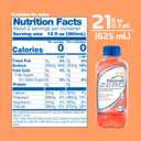 Electrolit Zero, Electrolyte Beverage, Strawberry-Banana, 21 Fl Oz bottle (Pack of 12) (EXP 08/01/28)