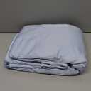 Mayfair Linen 100% Egyptian Cotton King Fitted Sheet Only - Luxury 600 Series Voyage Collection 16" Deep Pocket Cotton Fitted Sheet King (Light Blue), Soft, Cooling Sateen Weave Hotel Bottom Sheets