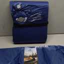 Memory Foam Camping Mattress Pad, 3.5" Ultra-Thick Sleeping Mats for Camping, Easy Inflate&Deflate,9.5 R-Value(Blue)