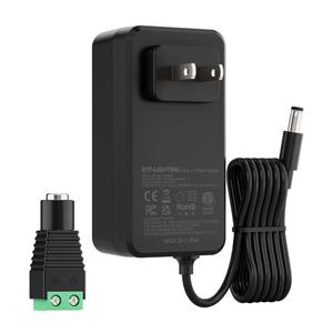 BTF-LIGHTING 24V 3A 72W Power Supply Adapter ETL Listed 100-240V AC AC to 24V DC Converter Class 2 Power Supply, 5.5x2.1mm Jack for for Low Voltage LED Strip Lights, CCTV, Router, Electronics