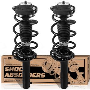 KUIPERAUTO Pair Front Complete Strut Spring Assembly 172311 Compatible for 2005-2017 VOLKSWAGEN Jetta Beetle Golf GTI,2006-2013 AUDI A3 Quattro