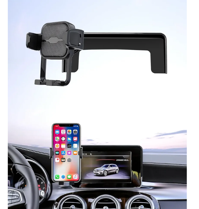 Car Phone Holder for 2023-2026 Honda HRV HR-V/CRV CR-V/Hybrid, 360° Rotation, 7/9 inch Screen Fixed Clip, Auto Accessories Navigation Bracket, Interior Decoration Mobile Phone Mount