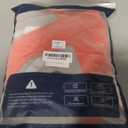 IECOii Dog Coat for Large Dogs, Orange, X-Large - Waterproof Winter Fleece Jacket with Harness, Turtleneck, Reflective Straps, Zipper Closure (X-Large)