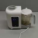 MOMYEASY Baby Food Maker, Baby Food Steamer and Puree Blender, Food Processor Chopper Grinder Steamer in-One, Auto Cooking & Grinding with Touch Control Panel&Self Cleans, BPA-Free (White & Grey)