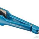BabylissPRO Nano Titanium Ultra-Thin Hair Straightener, Professional Flat Iron For All Hair Types (2 Inch, Blue)