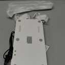 KDD RGB Headphone & Controller Stand with Wireless Charging  Rotatable Headset Stand with 9 Light Modes  Controller Holder with 2 USB and Type C Ports  for Gamers Desktop Accessories(White)