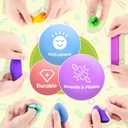 Squishy Fidget Toy Kids Toddlers: 12Pcs Soft Textured Sensory Toys for ADHD, 2 to 3.5 inches