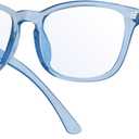 Gaoye Blue Light Blocking Glasses - Anti UV Ray Computer Gaming Glasses, Blue Blockers Glasses For Women/Men (Medium, *Transparent Dark Blue)