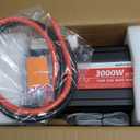 BELTTT 3000W Pure Sine Wave Inverter 12V DC to 120V AC for RV, Truck, Off-Grid, Home, Solar Car Power Inverter with Dual AC, 20A Socket, 5V 2.1A USB, Hardwire Port, Remote Controller 23Ft Cable