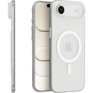 MAGEASY Designed for iPhone Air 6.5" Thin Case - Super Lightweight, 0.7mm Ultra Thin, Compatible with MagSafe, Anti-Fingerprint - Lyte M (Translucent)