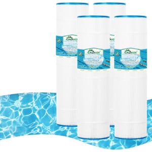 C-7471 Swimming Pool Filter Replaces for PCC105, Pentair CCP420, PCC105-PAK4, 178584, 817-0106, 160301, R173576, Filbur FC-1977, 71053 105 Sq.Ft Filter Cartridge, Pack of 4