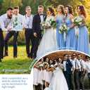 Handepo 6 Pack Y Back Style Unisex Suspenders Adjustable Rainbow Elastic Suspenders with Clip for Pants for Men Women (Elegant Color)