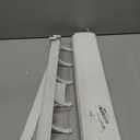 KitchLife Long Over The Door Hooks Hanger with 15.75" Extended Arms, Fits 1 3/4" Doors, F40U, 6 Double-Hanger Design Thickened Heavy Duty Bathroom Towel Rack Organization, Glossy White, 1 Pack