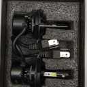 2x H4 LED Bulb, 40000LM 900% Brighter 1:1 Size LED Lights, No Adapter Required, 9003 Bulb 6500K Cool White IP68 Waterproof, License Plate Lights