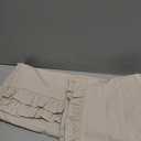 Linen Ruffled Pillow Cases, 100% French Natural Linen Pillowcase Set of 2, Ruffled Linen Pillow Shams, Decorative Boho Pillow Cases Ruffle Bedding Standard Size (20''x30''), Natural Linen