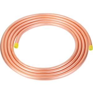 Copper Tubing 3/8" OD x 0.328" ID x 10 Ft - 99.9% C12200 Pure ACR Copper Tube,Refrigeration Seamless Round T2 Pure copper tubes,Round Seamless Tubing for Refrigerator HVAC System Industry DIY