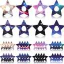 Geiserailie 32 Pack Pentagram Adhesive Patches Compatible with Dexcom G7, Cgm Patches, Galaxy Adhesive Tape Stickers, Sensor Covers Waterproof Sweat Proof Flexible Breathable Pre-Cut, Long Lasting