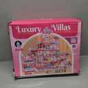 Rongmeiz 6-Story Doll House Large DIY Playhouse for Girls, Little Girl Dream House with Furniture, Little Dog Toy, 2 Princess Figures and Slide, Creative Construction Toy for Birthdays & Christmas