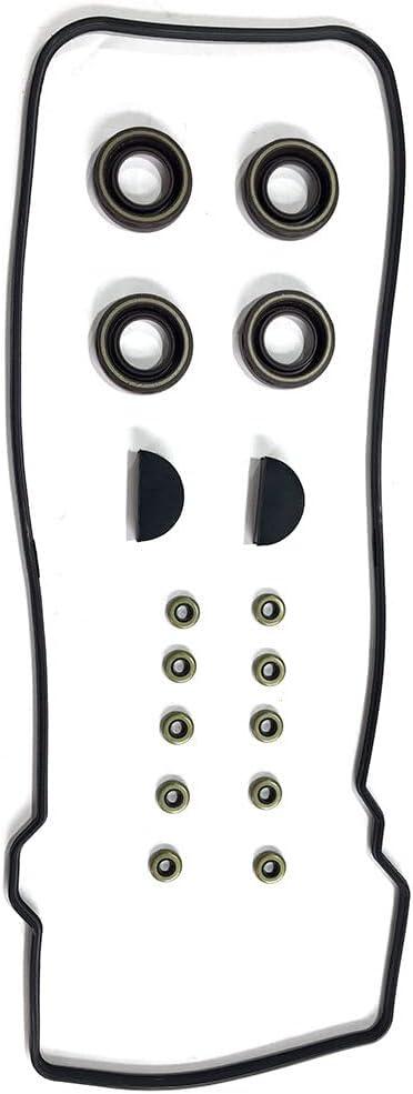 VS50512R,VC2020 Engine Cylinder Head Valve Cover Gasket Set Replacement for Toyota for 4Runner Base 2.7L Sport Utility 1996-2000 for Toyota for Tacoma Base 2.7L Extended Cab Pickup 1995-2004