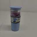 REDUCE Aspen 20 oz Vacuum Insulated Glass Tumbler with Lid & Extra Wide Straw - Keeps Drinks Cold for 12 Hrs - Ideal for Iced Coffee, Smoothies & Boba - Dishwasher Safe, Soft Base - Glacier