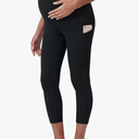 POSHDIVAH Women's Maternity Workout Leggings Over The Belly Pregnancy Yoga Pants with Pockets Soft Activewear Work Pants,XL