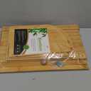 ROYALHOUSE Natural Bamboo Roll Top Bread Box Kitchen Food Storage - Assembly Required