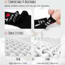 Valentines Day Socks for Men Women Him Her Girlfriend Boyfriend Couple, Anniversary Birthday Romantic Heart Gifts (Black)