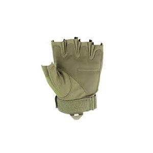  Fingerless Gloves for Airsoft Shooting Half Finger Hunting Hiking Cycling Driving Motorcycle Climbing Work Gloves 2 Pairs(Green) Medium