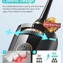COSLUS E40 Portable Water Flosser for Teeth: 10 Pressure Settings Professional Water Dental Pick for Orthodontic, Braces & Sensitive Gums - Cordless for Travel Use, for Adults Teens, BPA-Free
