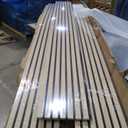 Yuzzy Wood Panels for Wall and Ceiling - 108 x 11 Inch Wood Slat Acoustic Panels 4 PCS - Modern Sound Absorbing Wall Panels for Interior Wall Decor for Home, Office, Studio - Rustic Oak