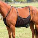 Horse Belly Guard, Adjustable Belly Protector Upgraded Breathable Mesh Girth Padding Suitable for Riding and Stables, for Enhanced Horse Comfort, 47.24 x 27.5 in