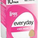 L'eggs Everyday Knee Highs ST 10 (One Size, Nude)