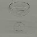Double Wall Cocktail Glass, 1 Pc