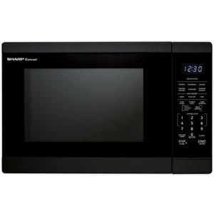 SHARP Countertop Microwave Oven with Removable 12.4" Carousel Turntable, 1100 Watt, 1.4 Cubic Feet, Black