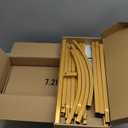 Wokceer Wedding Arch Backdrop Stand 7.2FT, 6FT Gold Metal Arch Stand Set of 2 for Birthday Party Wedding Ceremony Baby Shower Graduation Decoration