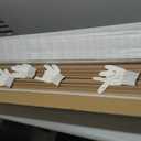 189 x 54 Inch MDF Premade Board and Batten Paintable Wainscoting Kit