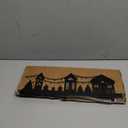 Christmas Candle Holder Decor - House Candle Holder | House Shaped Candle Lantern, Rustic Candle Holders Decor, Creative House Candle Holder for Home (B)