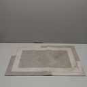 YDKGL Non Slip Bath Mat, Rubber Backing Ultra Thin Bathroom Rugs Fit Under Door Quick Dry Super Absorbent Washable Bath Rug Shower Mat for Bathroom Floor Bathtub Shower Sink, Easy Care Gray 16"x 24"