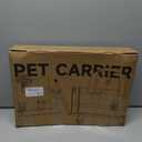 Pawinner Pet Carrier with Wheels, 17.7" x 13" x 13" Airline Approved Cat Carrier for Pets up to 20lbs, Newly Designed Rolling Travel Bag with Telescopic Handle, for Small Dogs and All-Breed Cats