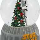 Kurt Adler Musical Storm Trooper Decorating Christmas Tree Water Globe, 100mm