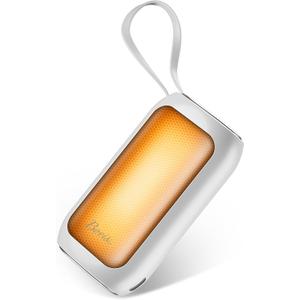 Hand Warmers Rechargeable, 16 Hrs Heating time, 10000mAh 2 in 1 Reusable Electric Portable Pocket Heater Hot Hands, Heat Therapy Great for Raynauds, Camping, Football, Women Men Gifts