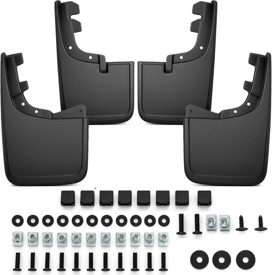4Pcs Wheel Tire Mud Flaps fit for Ford F150 2021 2022 2023 2024 2025 Mud Guards Front Rear Splash Guard Rim Protector Accessories