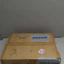 Gannyfer Record Player Stand  Minimalist Vinyl Record Storage Holds Up to 160 Albums, Mid-Century Record Holder Display Shelf with Wood Legs, Turntable Cabinet for Living Room, Bedroom (Brown)