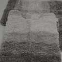 OLANLY Bathroom Rugs Sets 4 Piece, Soft Microfiber Absorbent Bath Mat, U-Shaped Contour Toilet Mat and Toilet Lid Cover, Quick Dry, Machine Washable, Toilet Cover and Rug Set for Bathroom, Grey (30" x 20" + 24" x 16" + 24" x 20" + 17.5" x 15")