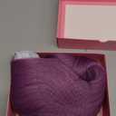 NAYOO Long Purple Wavy Wig for Women 26 Inch Middle Part Curly Wavy Wig Natural Looking Synthetic Heat Resistant Fiber for Daily Party (Purple)