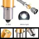 Deerma LED Maglight Bulb Replacement DC 3-30V for 3-16 C&D Cell 3W LED Flashlights, Brighter & Longer Lifespan Than Original(1 Pack)