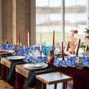 2 x 33FT Christmas Garland, Blue and Silver Tinsel Garland Shiny Hanging Garland for Home Tree Door Mantle Indoor Outdoor Holiday Xmas Party Decor